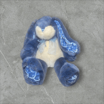 Dan Dee Collector&#39;s Choice Kids Blue Velvet Bunny Rabbit Plush Toy - $27.12