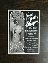Vintage 1901 C/B a La Spirite Corsets Strouse, Adler &amp; Company Original Ad - £5.32 GBP