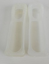 2 OEM Clear Nintendo Wii Game Controller Remote Silicone Rubber Grip Skin Cover - £3.99 GBP