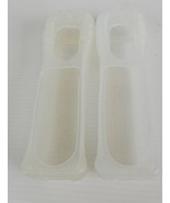 2 OEM Clear Nintendo Wii Game Controller Remote Silicone Rubber Grip Ski... - £3.92 GBP