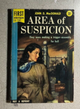 AREA OF SUSPICION by John D. MacDonald (1959) Dell mystery paperback - £11.66 GBP