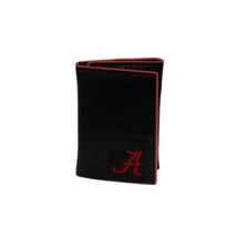 Alabama Crimson Tide Licensed Leather Tri Fold Wallet &amp; Dog Tag with Med... - £27.61 GBP