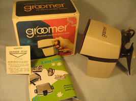 Vintage THE GROOMER Electric Portable Steamer [Y33] - £11.46 GBP