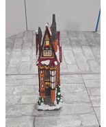 New Holiday Tabletop Decor 14&quot; Holiday House 2019 with Lights on/off - $22.00
