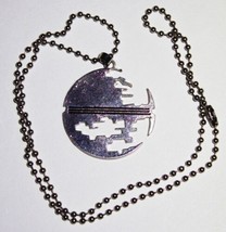 Star Wars Rotj Incomplete Death Star Die-Cut Metal Necklace New Unworn - £6.80 GBP