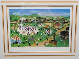 Will Moses Pencil Signed Lithograph Circus In The Meadow With Certificate - £217.62 GBP