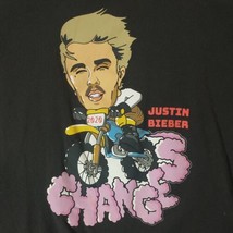 Justin Bieber Shirt 2020 Changes Dirtbike Graphic Crop Top T Shirt Medium - £6.99 GBP