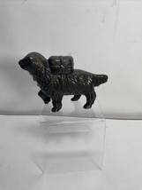ANTIQUE CAST IRON ST. BERNARD RESCUE DOG BANK IN EXCELLENT CONDITION - $49.95
