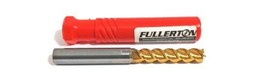 10mm (.3937&quot;) 3-Flute Long Carbide End Mill Radius .030&quot; Fullerton 24420 - $53.96