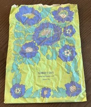 Vintage Schmidts Gifts Hallmark Floral Green Spring Ephemera Shop Bag 12... - $10.46