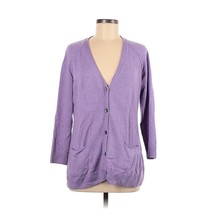 J.McLaughlin Lavender Purple Cashmere Cardigan Sweater Size Medium - £29.92 GBP
