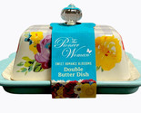 The Pioneer Woman Double Butter Dish, Sweet Romance Blossoms Pattern, NEW - $23.75