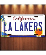 Los Angeles LA L A Lakers NBA Aluminum License Plate Tag New  - £13.27 GBP
