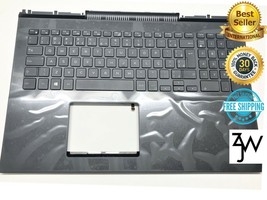 Dell XW8N9 OEM Inspiron 7567 7566 Palmrest Backlit Laptop Spanish Keyboa... - $65.99