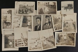 1920s vintage AFRICAN AMERICAN 15pc family PHOTOS  - £71.01 GBP