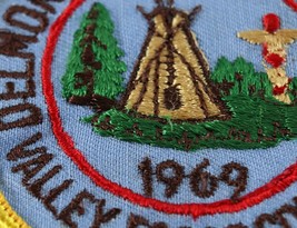 Vintage 1969 Delmont Valley Forge Council Twill Boy Scout America BSA Camp Patch - £9.26 GBP