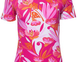 NWT Ladies IBKUL CAROLINE HOT PINK Short Sleeve Mock Golf Shirt S M L XL... - $59.99