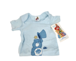 VINTAGE CARE BEARS GRUMPY BEAR BLUE BABY ONE PIECE SNAP OUTFIT BODYSUIT ... - $56.05