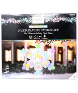 ORCHESTRA OF LIGHTS 5286315 COLOR-CHANING 24 LED SNOWFLAKE (STEP 2) - NEW! - £75.67 GBP