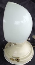 Classic Bathroom Sconce Light Fixture - Milk Glass Diffuser Shade - GDC - USE... - £54.75 GBP