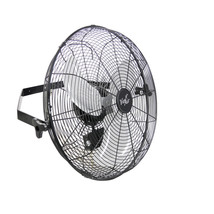 Vie Air Dual Function 18 Inch Wall Mountable Tilting Fan with 3 Speed Motor in B - $108.03