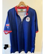 ADULT 2XL Costa Rica WTBA World Championships 2013 Bowling Shirt Zip Neck - $33.93 CAD