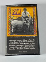 Paul &amp; Linda McCartney Ram Cassette Apple Records 1971 Rare 4XW 3375 Tested - £19.59 GBP