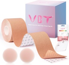 Breast Lift Tape, Body Tape for Breast Lift w 2 Pcs Silicone bra - £19.57 GBP