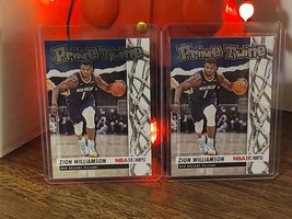 (2) Two 2021-22 Panini NBA Hoops Zion Williamson Prime Twine NO Pelicans Duke - £2.39 GBP