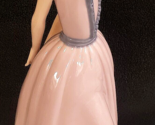 NADAL SPAIN Elegant Girl With Pink Dress (LARGE 11-1/2&quot;) Ceramic FIGURE ... - £65.62 GBP