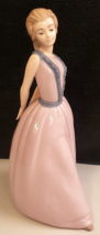 Nadal Spain Elegant Girl With Pink Dress (Large 11-1/2&quot;) Ceramic Figure Figurine - £64.91 GBP