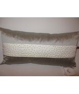 Waterford TRAMORE rectangle Decorative Pillow Platinum NWT - $65.52 CAD