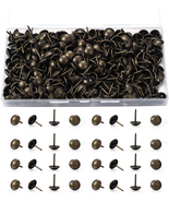 250 Pcs Upholstery Tacks, Decorative Furniture Tacks, round Head Bronze ... - $11.68