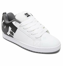 Mens DC Court Graffik Skateboarding Shoes NIB White Black Grey        (BLG) - £50.81 GBP