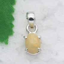925 Sterling Silver Ethiopian Opal Necklace Handmade Jewelry Gemstone Ne... - £32.50 GBP