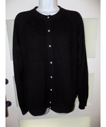 Goodclothes Button Black Sweater Size XL Women&#39;s - $354.00 MXN