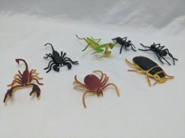 Lot Of (7) Vintage 1989 Funrise Bug Toys 1 1/2&quot; - 2&quot; Scorpion Tick Ant Beetle + - £63.30 GBP