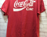 Coca Cola heathered red Men&#39;s t-shirt M Medium - £9.79 GBP