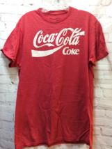 Coca Cola heathered red Men&#39;s t-shirt M Medium - £9.77 GBP
