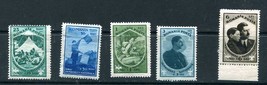 Romania 1932 Mi 437-9 and 441-2 MH Full set (-1 stamp) Boy Scout Jamboree 9710 - £38.84 GBP