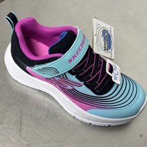 Skechers Kids Shoes Size 13 Microspec Bold Delight Aqua/Purple Multicolo... - £24.36 GBP