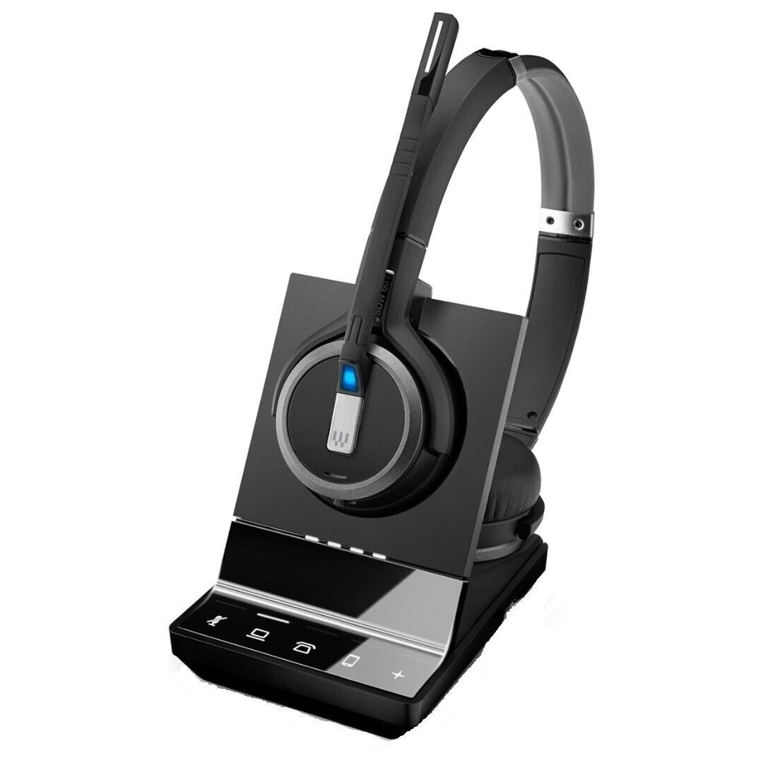 Sennheiser Sdw 5065 Double-Sided Binaural Wireless Dect Headset Black