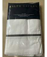 RALPH LAUREN PALMER 464 1pc KING SHAM MODERN CHARCOAL TRIM NIP $130 - $59.57