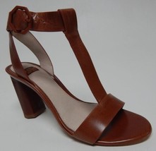 Louise et Cie Nalah Sz 6.5 M EU 37 Women&#39;s Leather Heeled Strappy Sandals Brown - £32.92 GBP