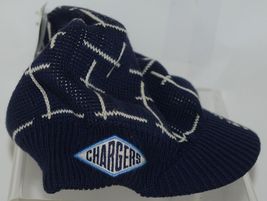Reebok Retro Sport NFL Licensed Los Angeles Chargers Blue Knit Beanie image 3