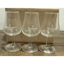 Verre Tulipe HENNESSY COGNAC CAFÉ Glasses 4.25” Tall - Bockling - Set of 6 - $54.23