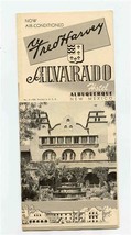Fred Harvey Alvarado Hotel Brochure Albuquerque New Mexico 1958 - $13.86
