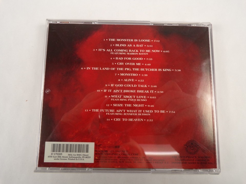 Meat Loaf  Bat Out Of Hell 3 The Monster Is Loose Blind As A Bat CD#54 Item image 2