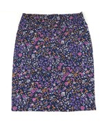 LULAROE navy blue with prints textured pencil pull-on skirt Size 2XL - £12.23 GBP