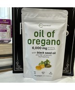 Oil of Oregano with Black Seed Oil, 150  Softgels Exp:06/27  New - $524.01 MXN